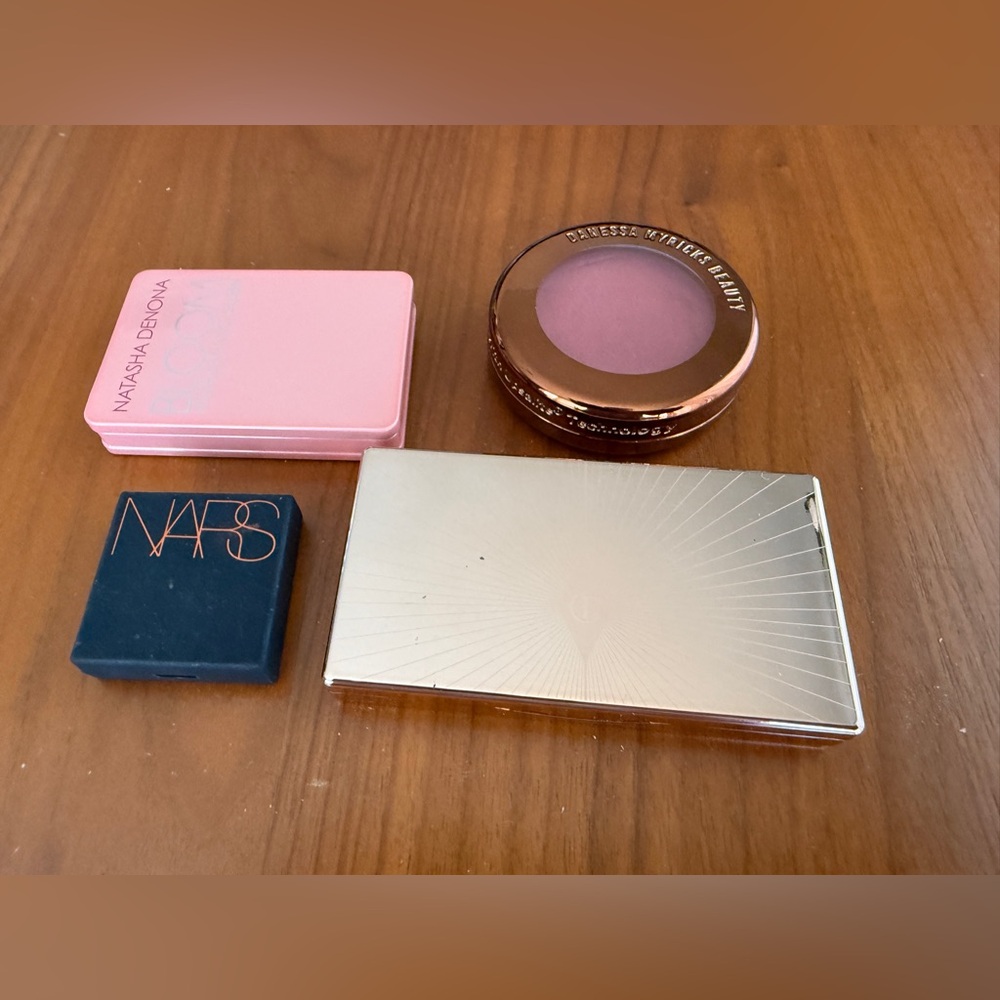 Various face makeup products